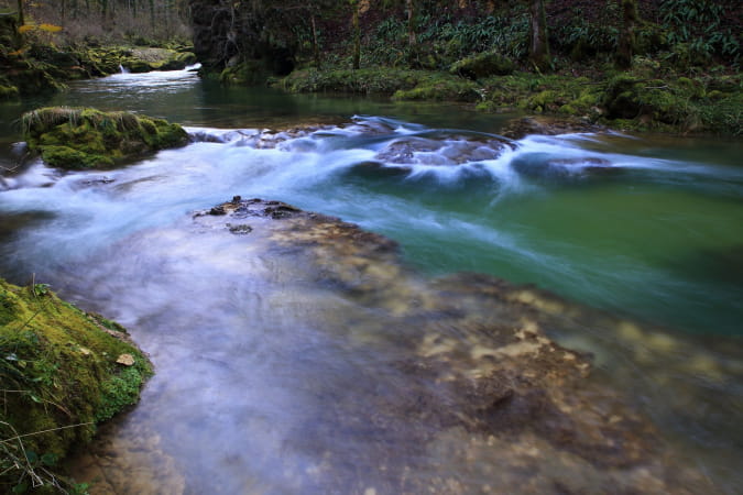 Rivière et source de La Loue