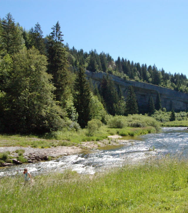 Le défilé d'entre-roches près de Morteau et Pontarlier