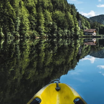Canoë au saut du Doubs