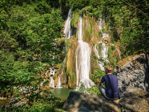 Vacances au vert - cascade de Glandieu