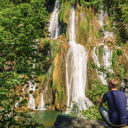 Vacances au vert - cascade de Glandieu