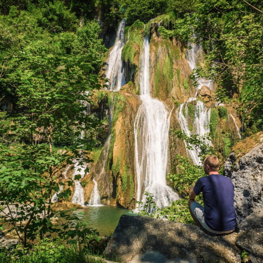Vacances au vert - cascade de Glandieu