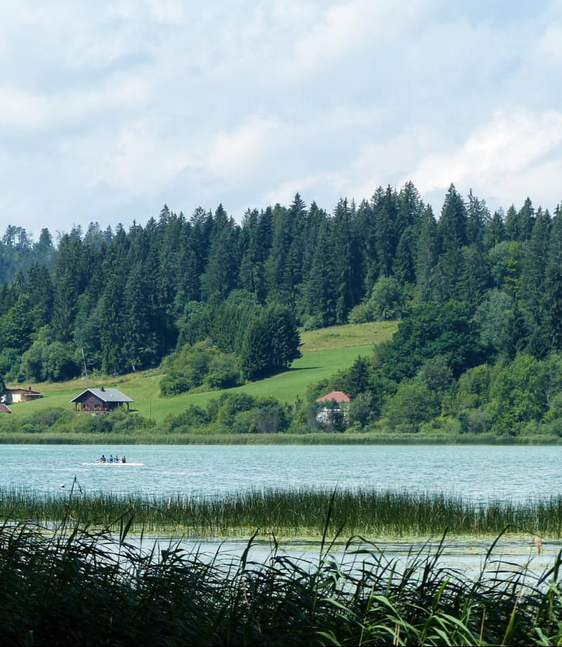 Aviron sur le lac Saint-Point