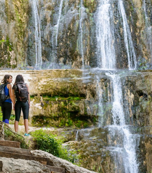 Randonnée aux cascades du Hérisson dans le Jura