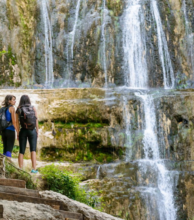 Randonnée aux cascades du Hérisson dans le Jura