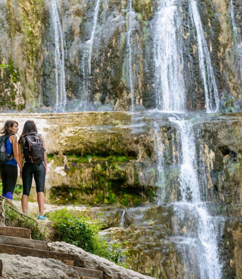 Randonnée aux cascades du Hérisson dans le Jura