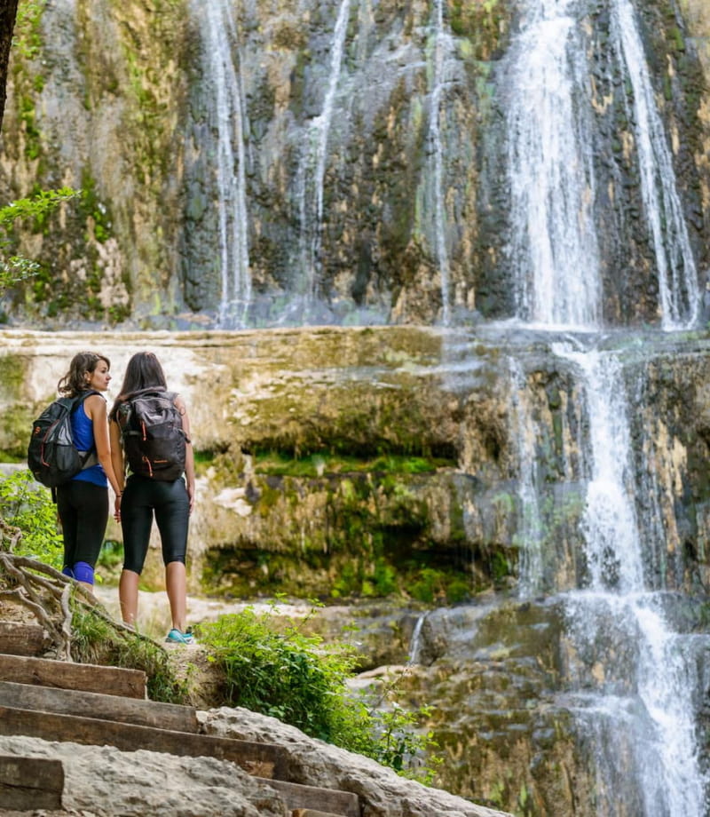 Randonnée aux cascades du Hérisson dans le Jura