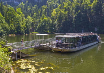 Départ croisière du Saut du Doubs