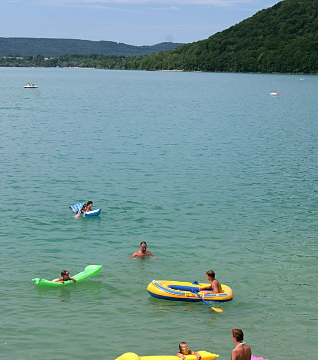 L'été au lac de Chalain dans le Jura