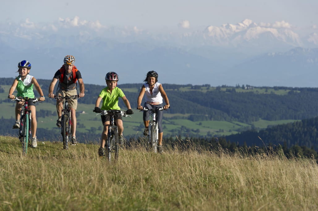 VTT en famille