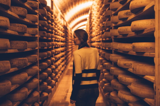 Visite d'une cave d'affinage pour le comté