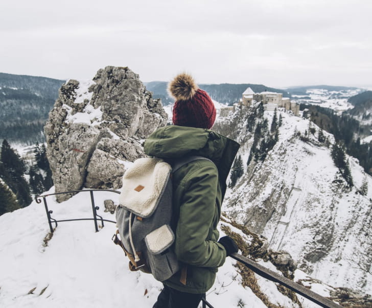 Depuis le Fort Malher, magnifique point de vue sur le Château de Joux