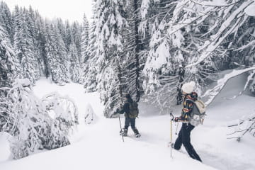 Randonnée raquettes dans les Hautes Combes