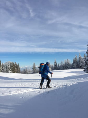 Randonnée en ski au Mont d'Or