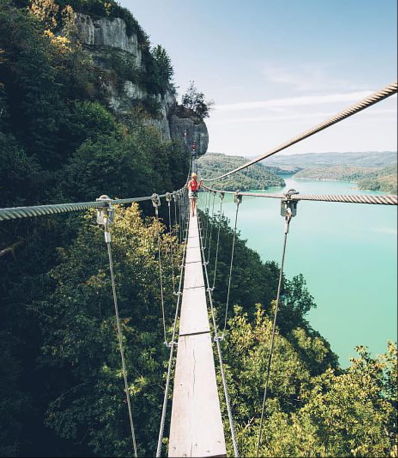 Passerelle de la Via Ferrata du Regardoir