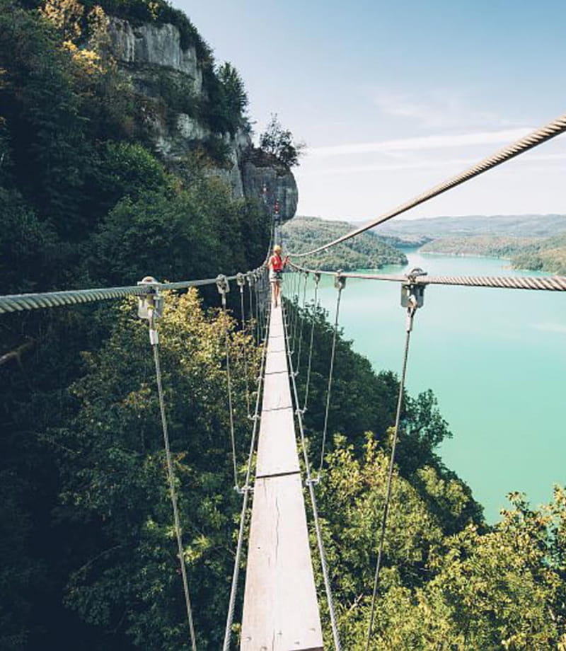 Passerelle de la Via Ferrata du Regardoir