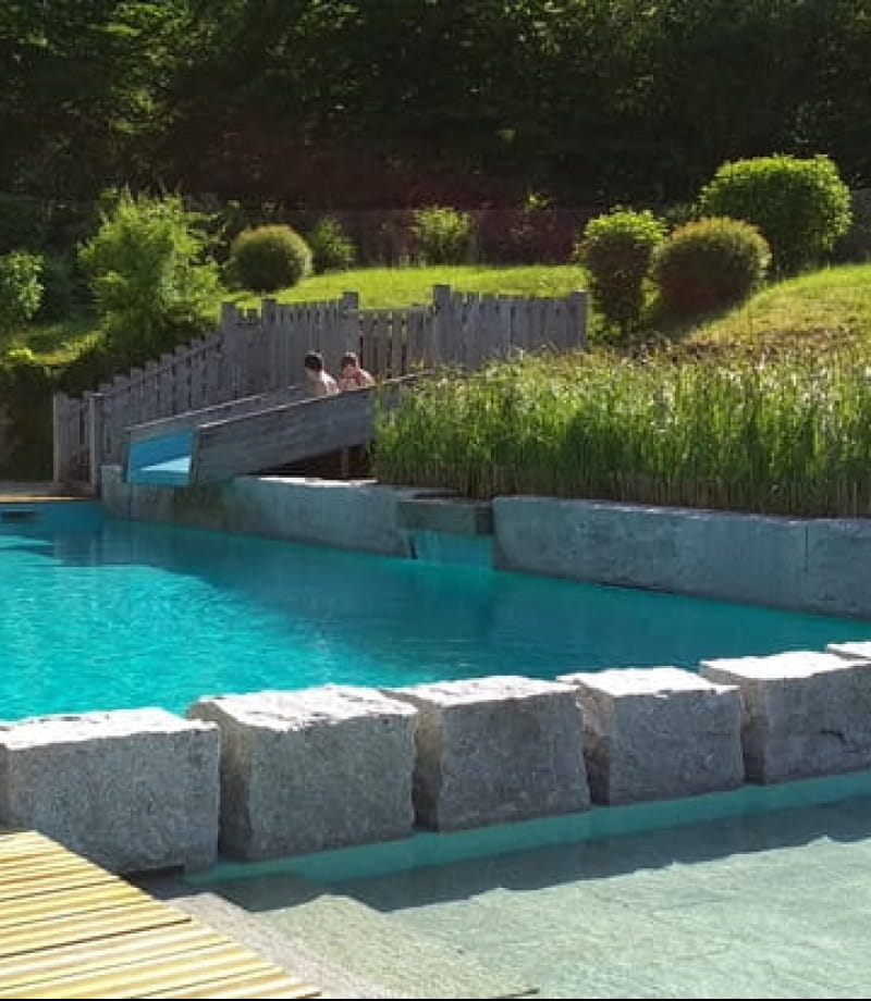 Piscine naturelle du camping - Le Chanet