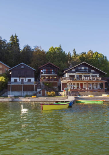 Port Titi au bord du lac de Saint-Point