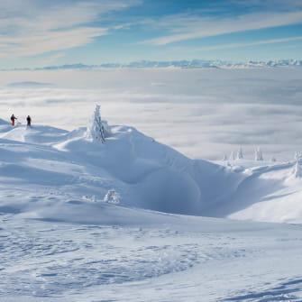 Randonnée nordique au Grand Crêt aux Monts Jura