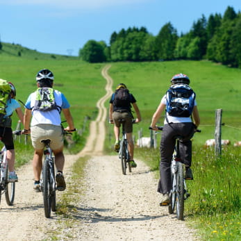 Randonnée à VTT, Les Fourgs