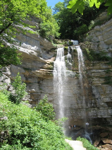 Saut 65m cascade du Hérisson