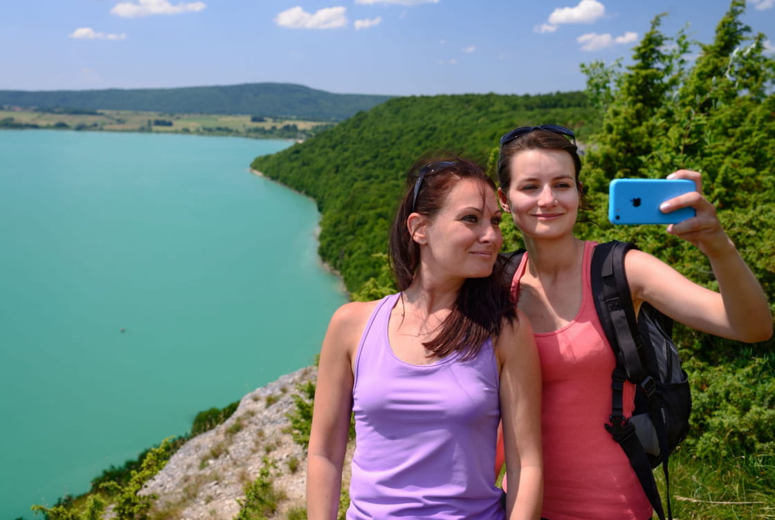 Selfie depuis le belvedere de Fontenu