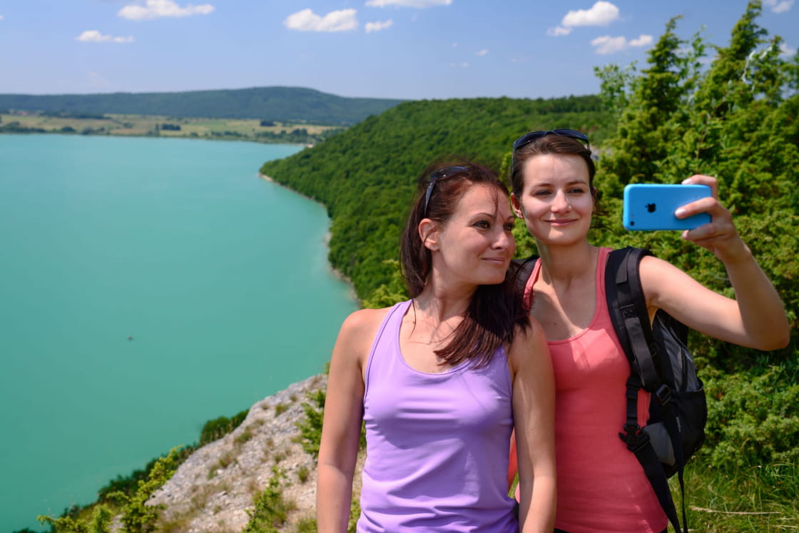 Selfie depuis le belvedere de Fontenu