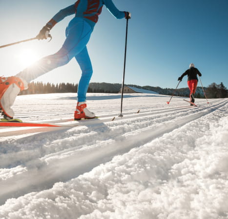 Ski de fond alternatif sur l'espace nordique jurassien
