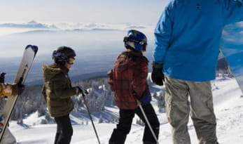 Ski alpin et snowboard en famille aux Rousses