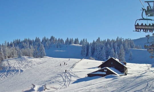 Télésiège du domaine alpin de Métabief