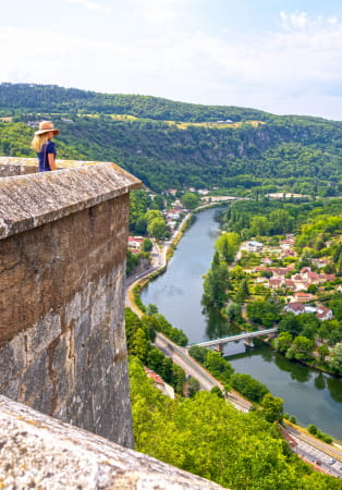 Vue depuis les remparts de la Citadelle de Besançon