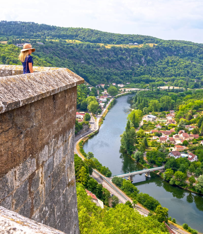 Vue depuis les remparts de la Citadelle de Besançon