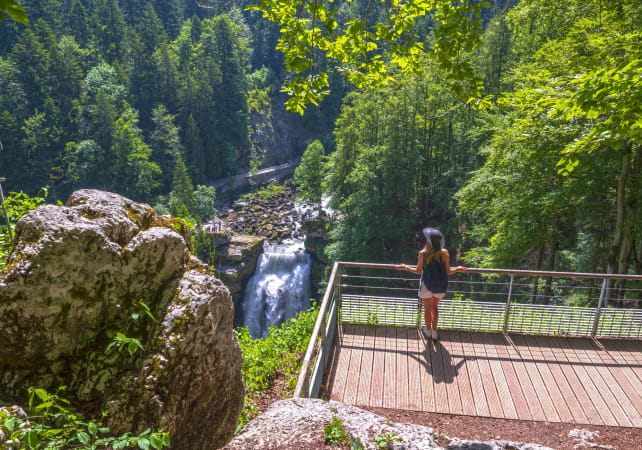 Vue sur le Saut du Doubs
