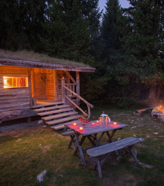 Cabane du trappeur aux loges du Coinchet