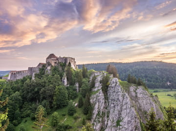 Château de Joux couleurs poudrées