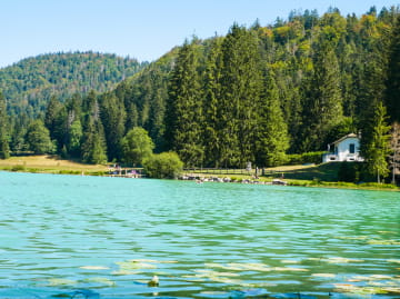 Le lac Genin en été