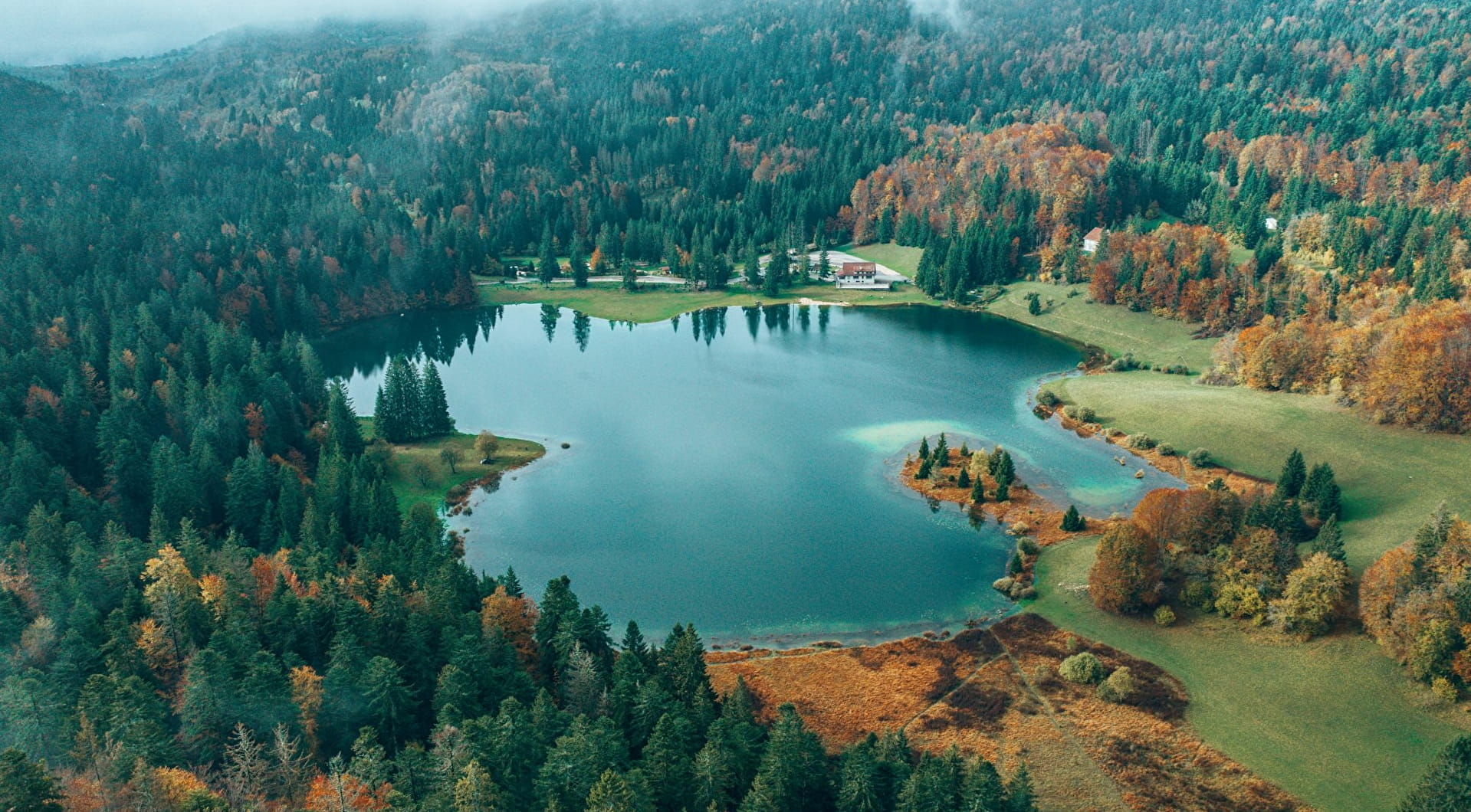 Lac Genin en automne