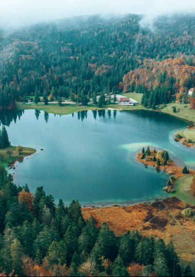 Lac Genin en automne