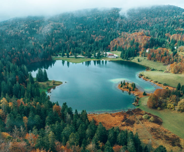 Lac Genin en automne