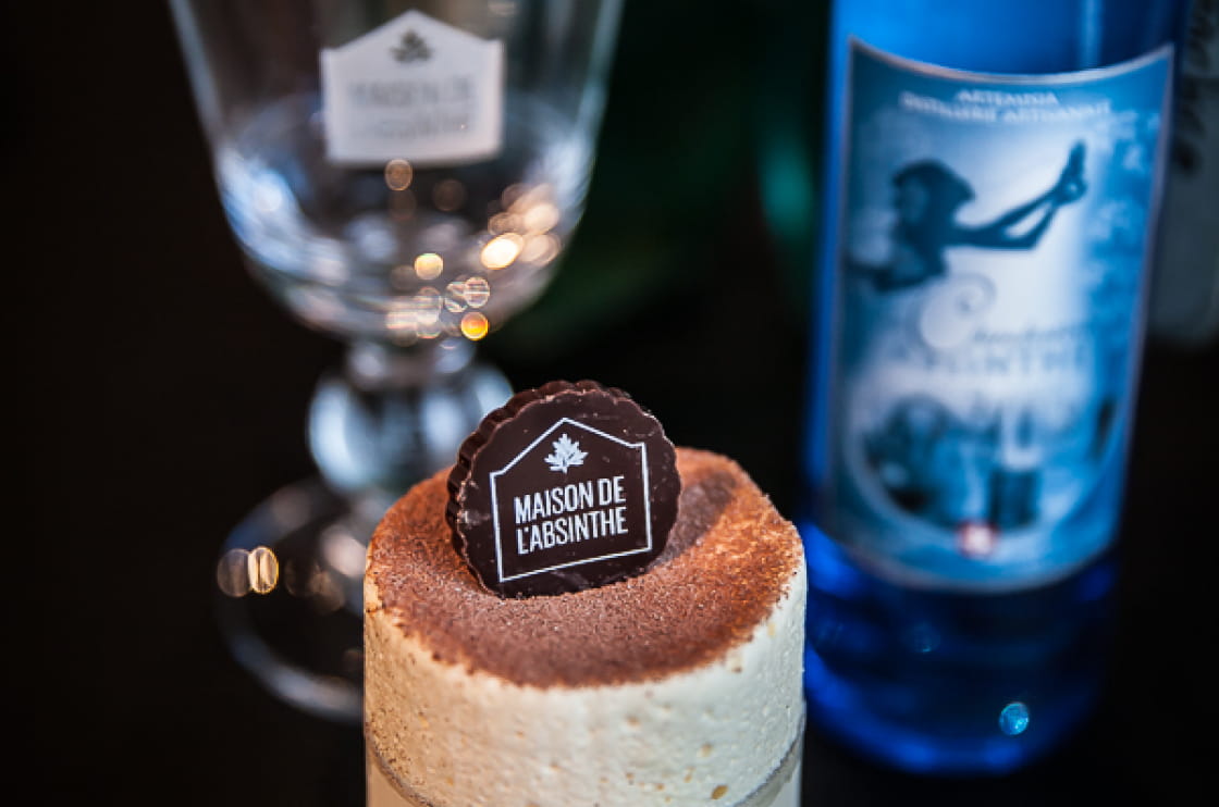 Soufflé glacé à la fée verte