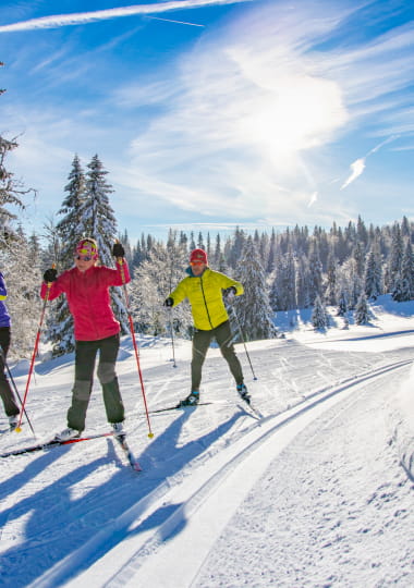 Ski de fond aux Rousses