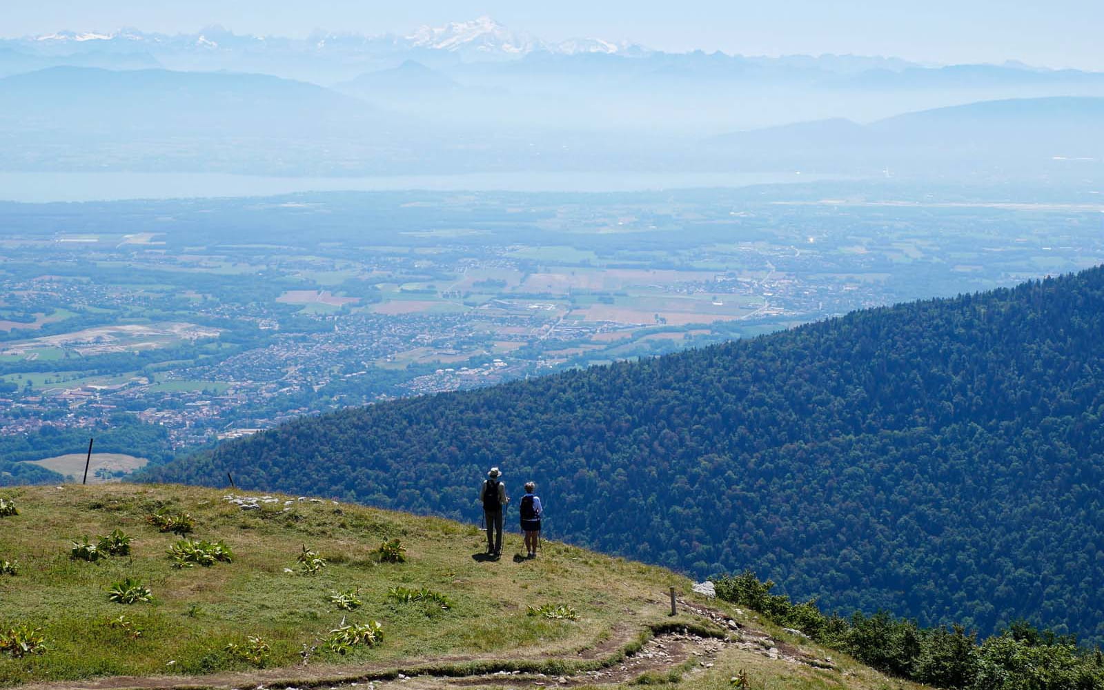 Rando sur les crètes du Jura depuis le col de la Faucille