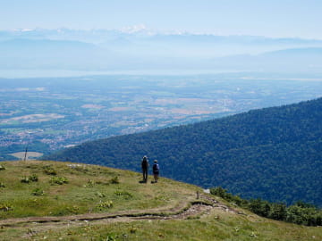 Rando sur les crètes du Jura depuis le col de la Faucille