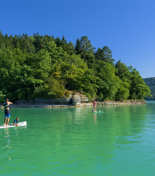 Paddle sur le Lac de Vouglans