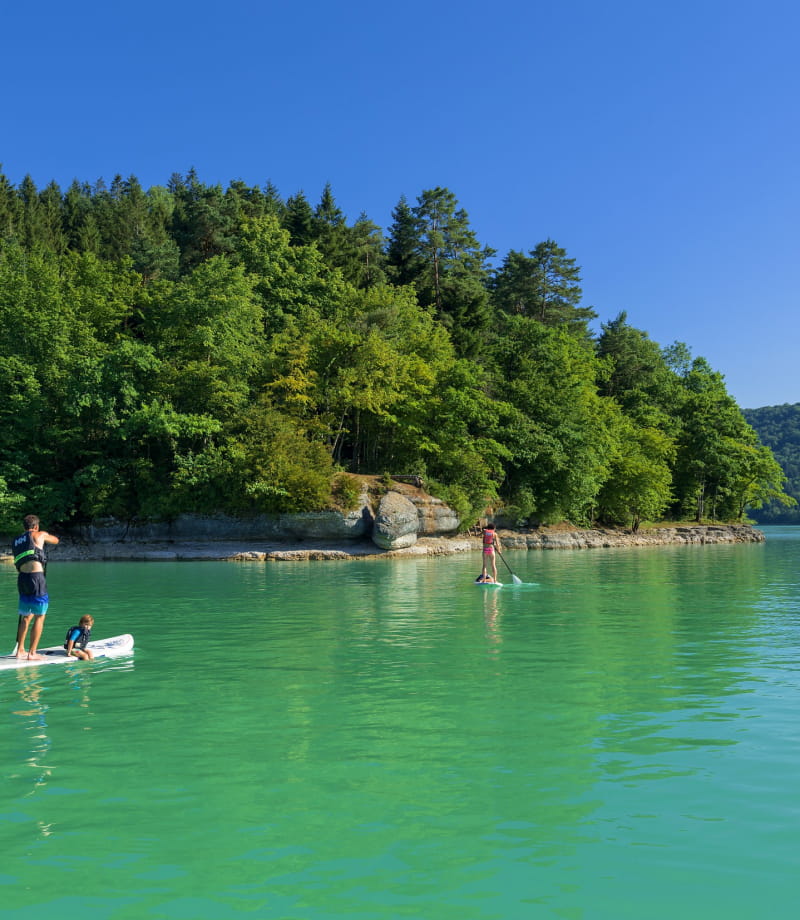 Paddle sur le Lac de Vouglans