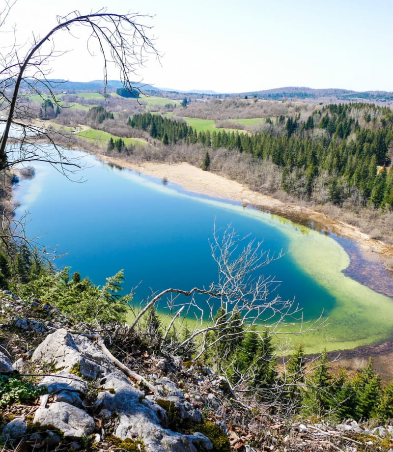 balade lac étival jura