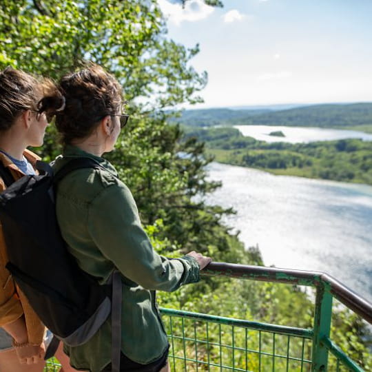Vue depuis le belvédère des 4 lacs