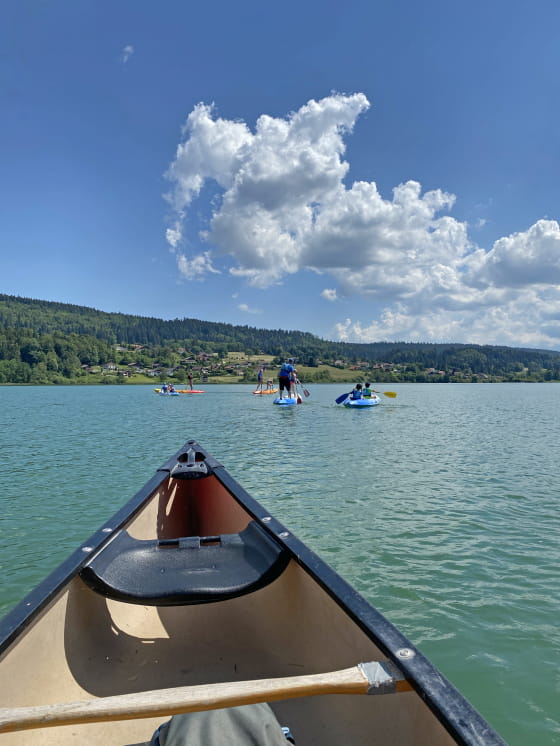Kayak sur le lac Saint-Point