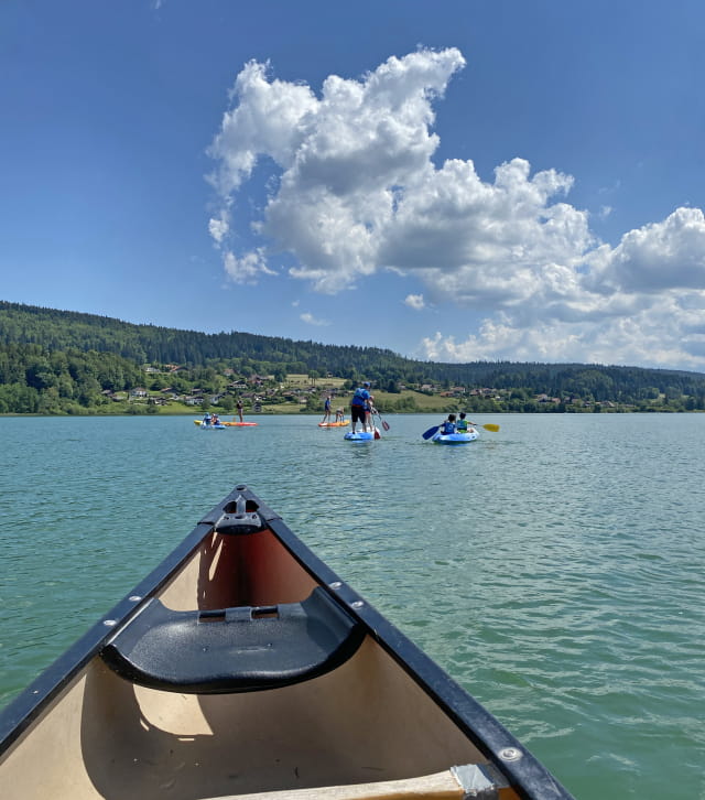 Kayak sur le lac Saint-Point