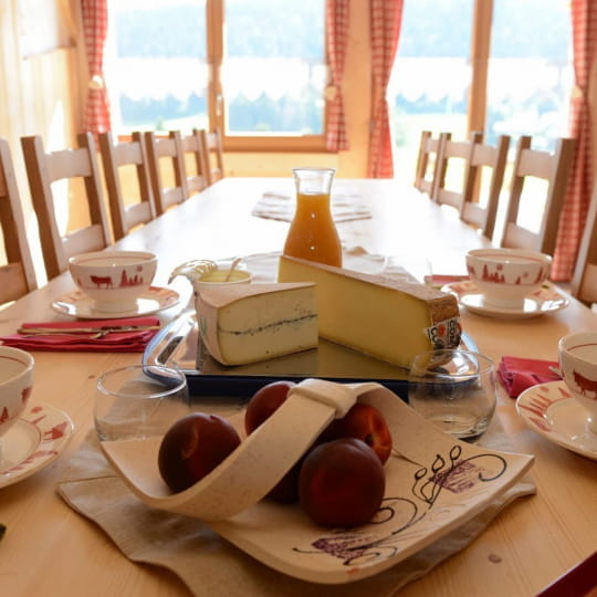 Petit déjeuner à la Ferme de fleurette